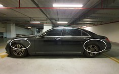 Mercedes-Benz S450 hơn 5 tỷ đồng "làm bạn" với bụi trong hầm gửi xe với chi tiết gây sốc