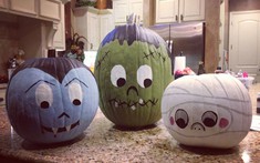 Tự trang trí bí ngô cho một Halloween vui vẻ, an toàn