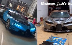 Nhóm thợ sửa ô tô gây xôn xao khi tự chế siêu xe Bugatti Vision Gran Turismo