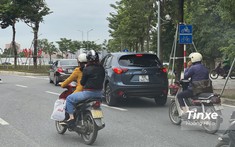 Có thể bị phạt tới 5 triệu đồng nếu rẽ phải sai làn từ Võ Chí Công vào Ngoại giao đoàn