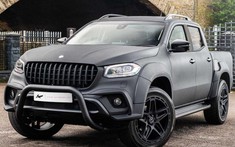 Bán tải Mercedes-Benz X-Class trông hầm hố, lắp cửa sổ chống đạn nhờ bàn tay dân độ