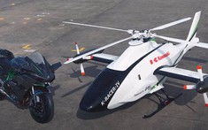 Kawasaki ra mắt  máy bay trực thăng sử dụng động cơ siêu mô tô Ninja H2R