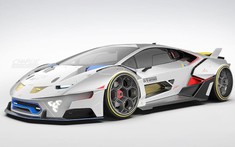 Đây là điều xảy ra khi kết hợp thiết kế của Lamborghini Huracan và người máy Gundam