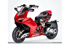Ngỡ ngàng với tin đồn xe tay ga Italjet Dragster mang kiểu dáng Ducati Panigale tuyệt đẹp