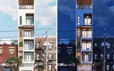 Mẫu thiết kế nhà phố 6 tầng phong cách hiện đại, có thang máy