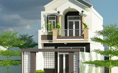 Tư vấn thiết kế nhà ống 2 tầng mái Thái hiện đại, tiết kiệm chi phí