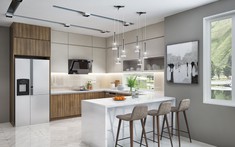 Thiết kế nhà ống 3 tầng có không gian làm việc tiện nghi