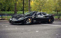 Va chạm liên hoàn với Ferrari 812 Superfast và BMW M6, siêu xe Ferrari 458 Spider gãy cả trục trước