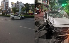 Video quay "1 giây trước thảm họa" của vụ tai nạn tại Quảng Ninh khiến 2 người đi xe Mazda3 bị thương