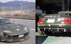 Đây là chiếc Dodge Viper độ 4 bánh sau cực độc đến từ Nhật Bản