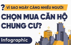 [Infographic] Vì sao ngày càng nhiều người chọn mua căn hộ chung cư?