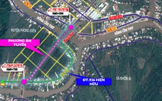 Đầu tư 200 tỷ xây cầu Tây Đô bắc qua sông Cần Thơ