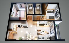 Sự tinh tế khác biệt từ chất lượng căn hộ mẫu Bcons Plaza