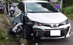 Đồng Nai: Honda Sonic 150R lấn làn, tông trực diện vào Toyota Vios, 1 người nguy kịch