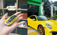 Bạn gái CEO Tống Đông Khuê khoe chìa khoá Porsche khiến dân mạng tưởng nhầm là Panamera