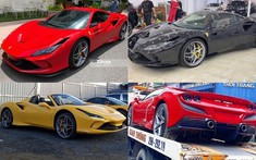 Bộ tứ siêu xe Ferrari F8 ở Việt Nam, dẫn đầu cuộc chơi là doanh nhân Quốc Cường