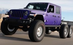 Hellesaurus 6x6 - Chiếc Jeep Gladiator độ 6 bánh, động cơ 1.000 mã lực chạy thử lần đầu tiên