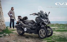 Xe ga 3 bánh phân khối lớn KYMCO CV3 ra mắt, sở hữu động cơ 550cc, có khả năng nghiêng khi vào cua