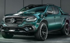 Mercedes X-Class Racing Green - Chiếc bán tải độ màu xanh lục bảo cực ấn tượng của Carlex Design