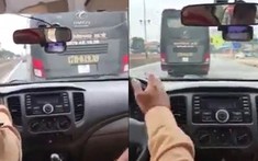Video: CSGT truy đuổi ô tô khách vi phạm tốc độ trên quãng đường 12 km của quốc lộ 1