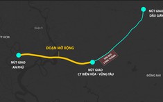 Đầu tư 10.000 tỷ đồng mở rộng gấp đôi 24km cao tốc TP.HCM - Long Thành