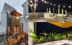 Nhà phố Đà Nẵng sở hữu sân thượng ngắm pháo hoa cực 'chill'