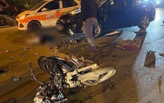 Video: Xe máy chở 3 tông trực diện vào Toyota ở Lào Cai, 3 người thương vong