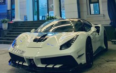Doanh nhân Quốc Cường mang siêu xe Ferrari 488 GTB độ Misha Designs độc nhất Việt Nam ra Bắc
