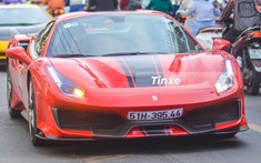 Cận cảnh siêu xe mui trần Ferrari 488 Pista Spider độc nhất Việt Nam của Hoàng Kim Khánh