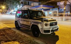 Chờ bấm biển cho Rolls-Royce Cullinan, Minh Nhựa lái "gà cưng" Mercedes-AMG G63 Edition 1 dạo phố