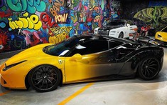 Đổi chủ mới, siêu xe Ferrari 488 GTB độ Liberty Walk độc nhất Việt Nam được khoác bộ áo "bắt trend"