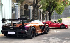 ĐỘC QUYỀN: Siêu phẩm McLaren Senna cùng Ferrari 488 Pista Spider của Hoàng Kim Khánh đọ "nhan sắc" trên đường