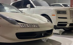 Ferrari 458 Spider cùng Rolls-Royce Cullinan có mặt tại Sài thành sau 2 ngày vận chuyển từ Hải Phòng