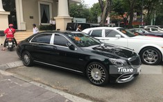 Mercedes-Maybach S450 4Matic với màu xanh rêu lạ mắt, lên trọn bộ logo Maybach