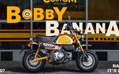 Honda Monkey "Bobby Chuối" chính thức ra mắt với màu vàng kem trông cực ngon mắt