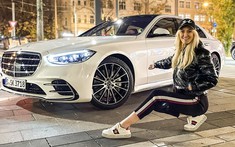 Video mới của hot girl chuyên "review siêu xe" cho thấy Mercedes-Benz S-Class 2021 "xịn sò" đến mức nào