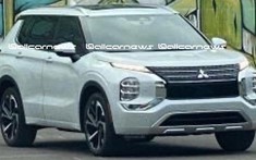 SUV cỡ C Mitsubishi Outlander 2022 "hiện nguyên hình" với thiết kế táo bạo hơn