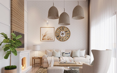 Phong cách nội thất Scandinavian nhẹ nhàng, sâu lắng trong căn penthouse 170m2