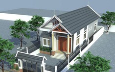 Tư vấn thiết kế nhà cấp 4 mái Thái hai mặt tiền thoáng đẹp