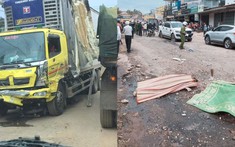 Lâm Đồng: Xe tải tông hàng loạt xe máy và ô tô khiến 2 phụ nữ tử vong