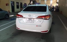 Chiếc Toyota Vios biển "ngũ quý 7" lộ diện, cư dân mạng đoán xe sẽ sớm được rao bán với giá cao