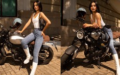 Top 10 Hoa hậu Hoàn Vũ Việt Nam 2019 khoe da nâu khoẻ khoắn bên Yamaha XSR 155