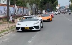 Video: Đoàn siêu xe, xe thể thao cùng xe phân khối lớn rước dâu ở miền Tây