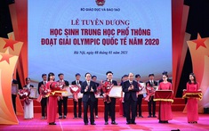 Tuyên dương học sinh THPT đoạt giải Olympic quốc tế năm 2020