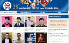 Gương mặt trẻ Việt Nam tiêu biểu: 20 đề cử vào vòng bình chọn trực tuyến