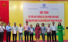 Hà Nội: Kết nối giao thương sản phẩm làng nghề, thủ công và sản phẩm OCOP