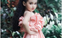 Mẫu nhí Linh Lucy gây ấn tượng với gương mặt tựa búp bê Barbie