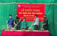 Đồn Biên phòng Tam Quang khởi công xây nhà tình nghĩa, giữa mùa covid