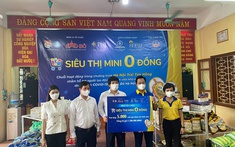 HANOIBA: Tham gia khai trương và trao quà tặng tại “Siêu thị mini 0 đồng” – Điểm thứ 4