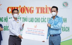 Ủng hộ 100 suất thù lao cho các F0 khỏi bệnh chăm sóc F0 tại Bệnh viện Lê Văn Thịnh